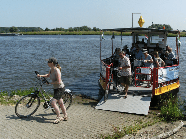 Het fietsveer bij Grathem