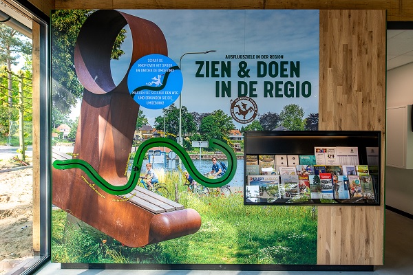 A wall of inspiration at the VVV-Inspiration Point de Lommerbergen